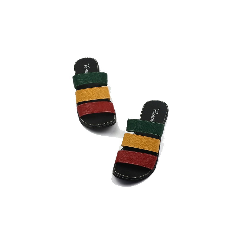 Sandal Papirut Velonesia Bisa COD Sandal Wanita Papirut Murah Sandal Kulit  Kokop EDCK001 - Aurora-1