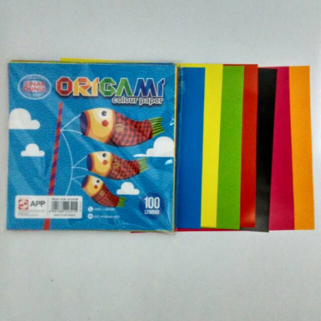 

Origami sinar dunia besar 16x16 Cm