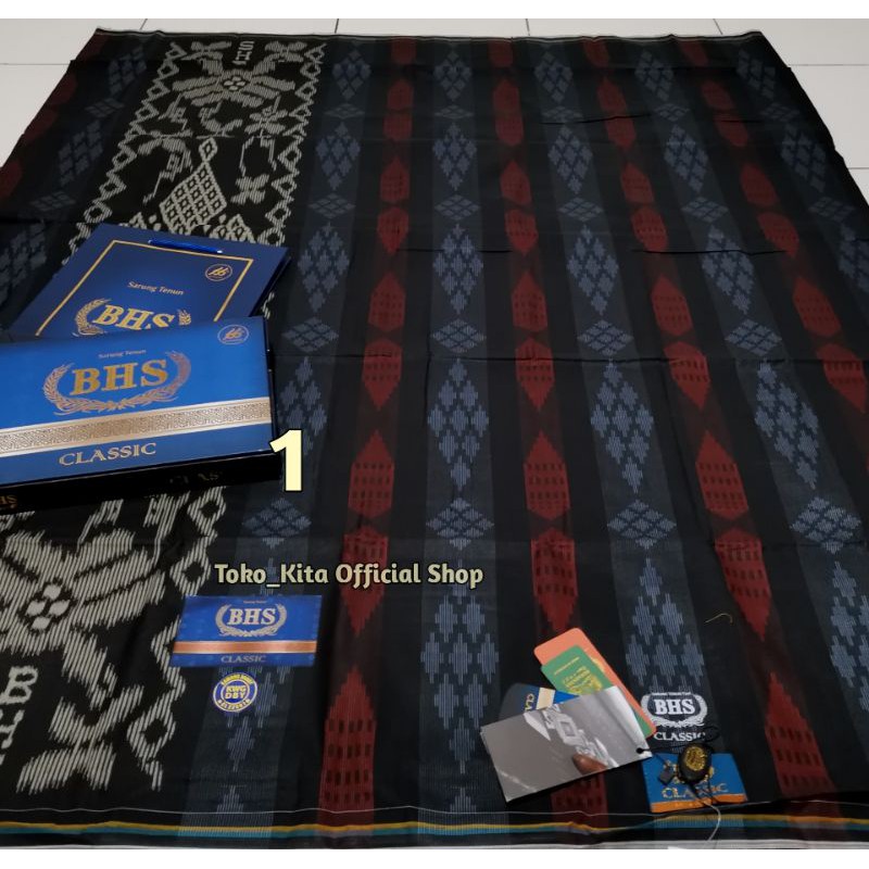 Sarung BHS Classic Kawung Dobby Gold Mesres