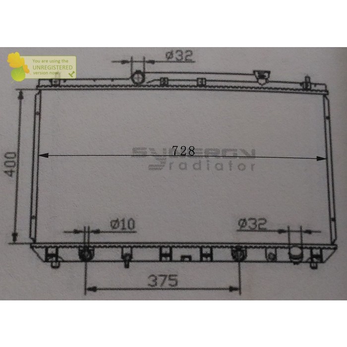 Radiator Toyota Camry 1997-1999 / Radiator Camry (10000754)