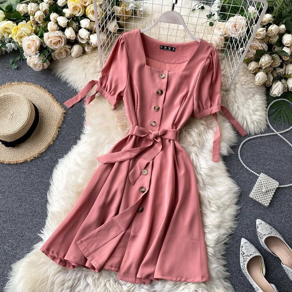 Luvie Tunik Atasan Tunik Midi Korean Style Fashion Wanita Terlaris