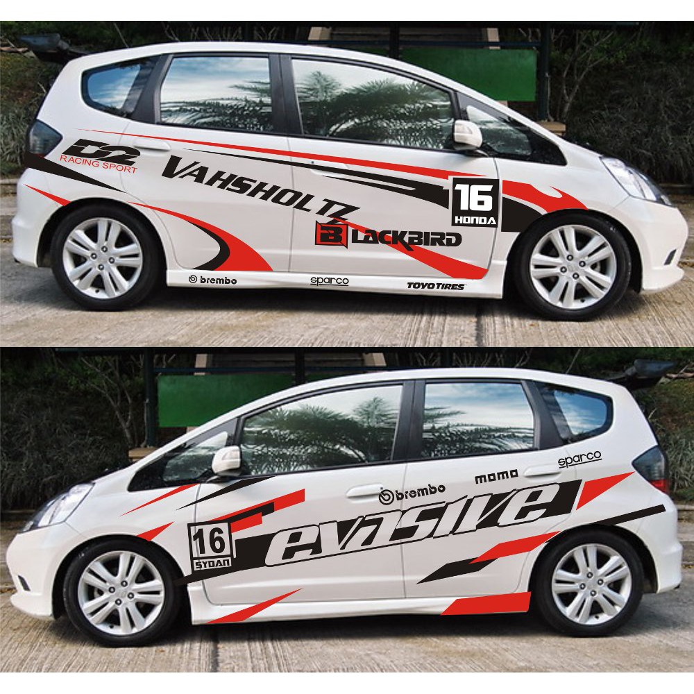 Stiker Mobil Honda Jazz Terlaris Shopee Indonesia