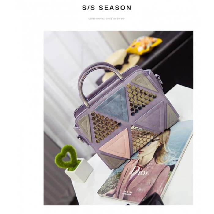 TAS HANDY HAND BAGS UNGU MUDA ANEKA WARNA WANITA BAGUS MURMER PREMIUM