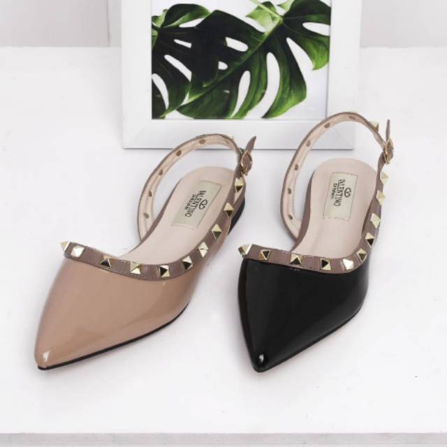 Valentino Rockstud Flat Shoes 238-VV Seprem