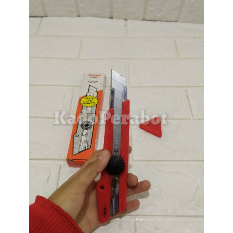 cutter joyko L -500 besar - cutter potong kardus - cutter kuat tajam