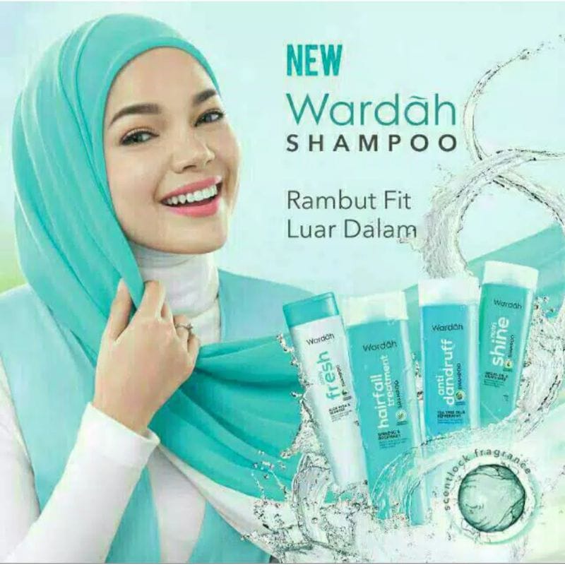 WARDAH SHAMPOO HIJAB EXPERT 170ML PERAWATAN RAMBUT KEPALA KOSMETIK