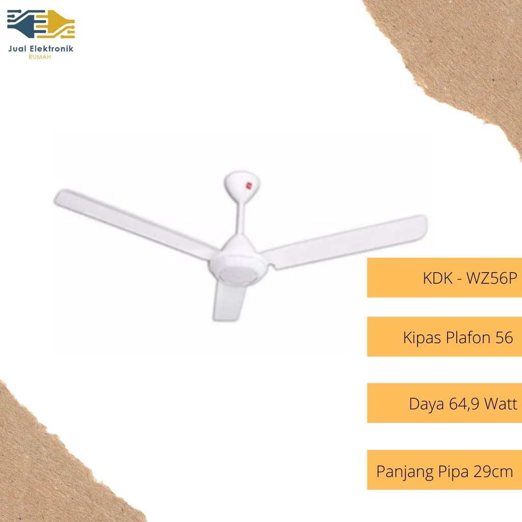 Ceiling Fan Kipas Plafon 56 in KDK - WZ56P Harga Mantap