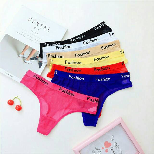 Celana Dalam Transparan Semi G-String Seamless Sexy Harga Pabrik