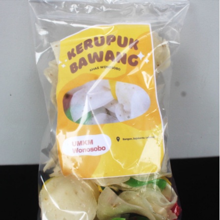 

Kerupuk Bawang Makanan - Snack - Cemilan - Kerupuk Khas Wonosbobo - Sobofood