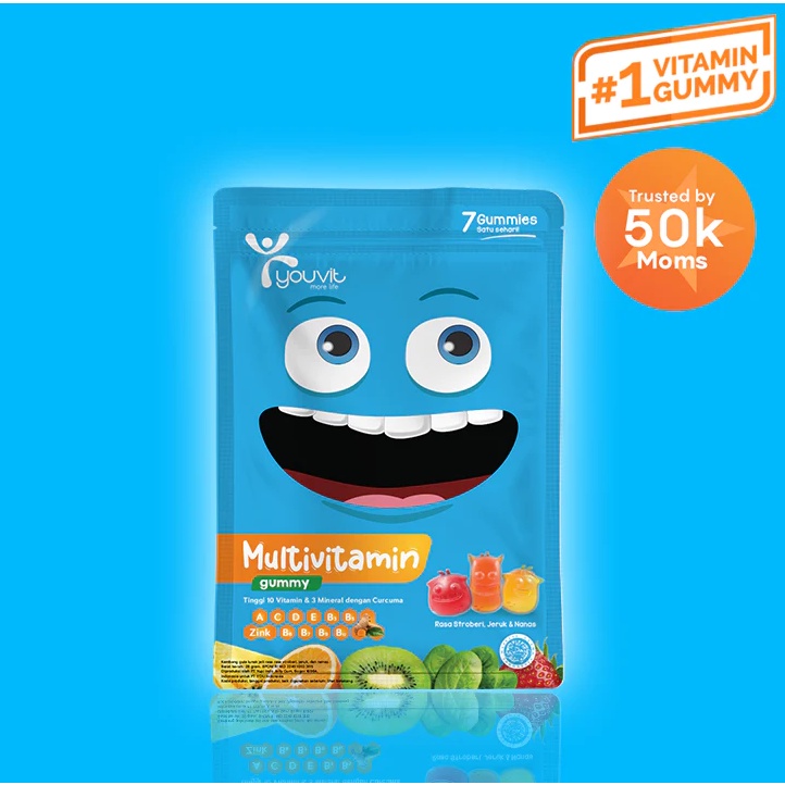 YOUVIT MULTIVITAMIN ANAK ISI 7 PCS GUMMY