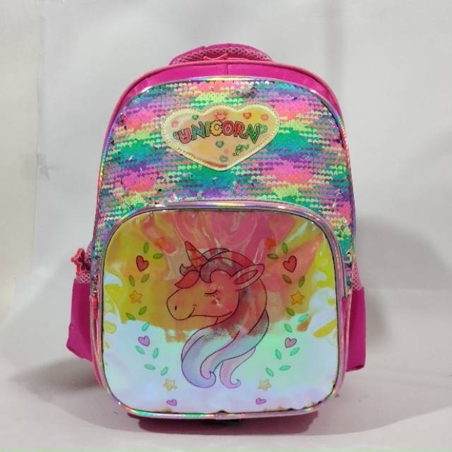 Tas Ransel Anak Sekolah SD perempuan UNICORN 8025