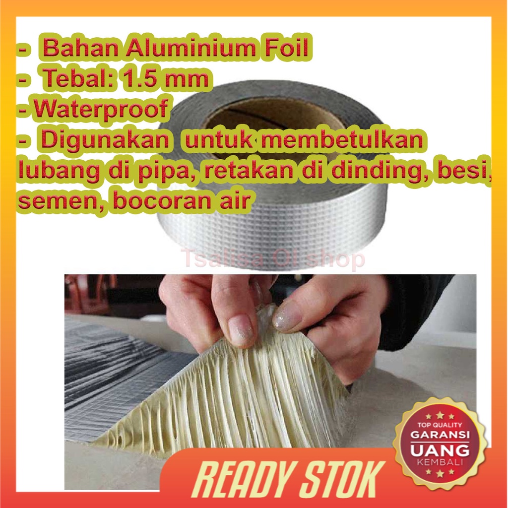 TaffGUARD KYTO Lakban Aluminium Foil Super Waterproof dan Anti bocor 5 cm x 10 m - 549
