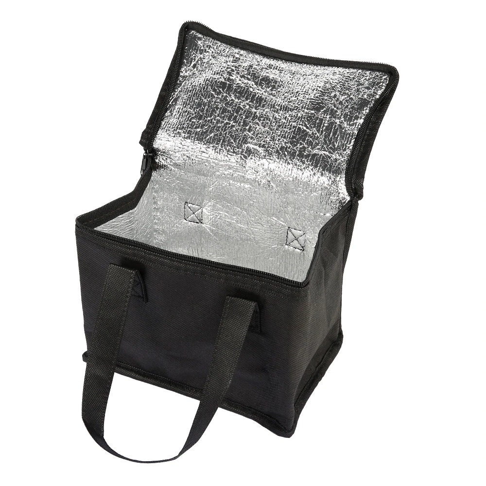 Tas Pendingin Makanan Portable Cooler Bag Box Thermal Insulated Carrier Bag Big Size - S1524 - Black