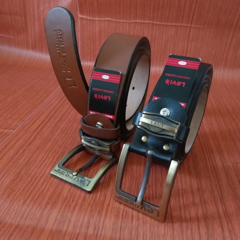 IKAT PINGGANG KULIT ASLI 501 GEPER PRIA KULIT SLAPIS 100%