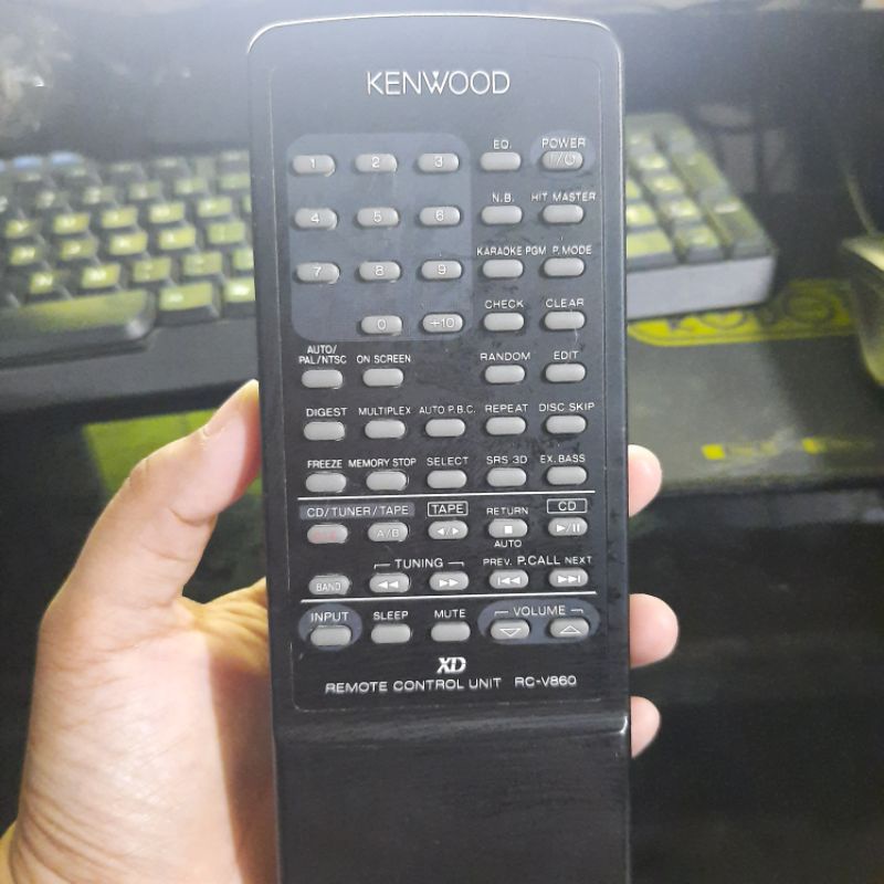 REMOTE REMOT KENWOOD XD RC-V860 ORIGINAL ASLI