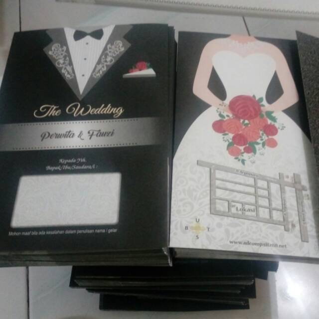 Undangan pernikahan adcomp RF 18 murah
