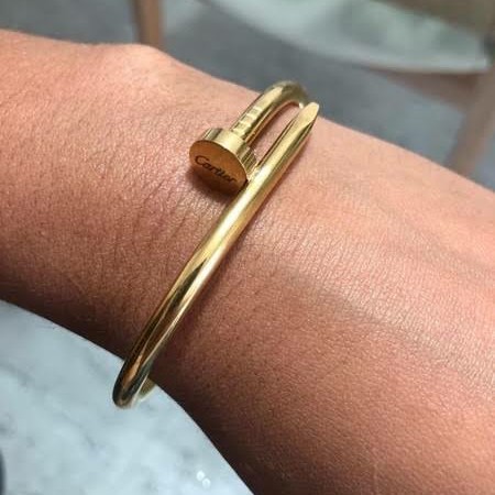 Gelang Pria C4rtier Model Paku Titanium