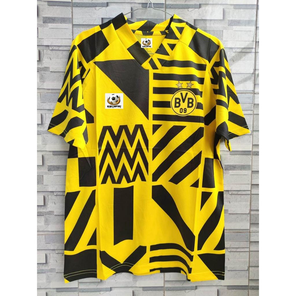 Jersey Baju Bola Dortmundd Training Shirt 2022 2023 Grade Ori