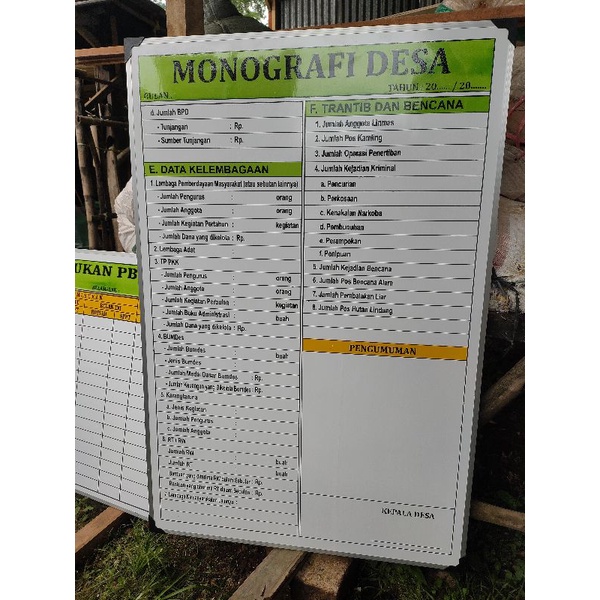 

Monografi Desa