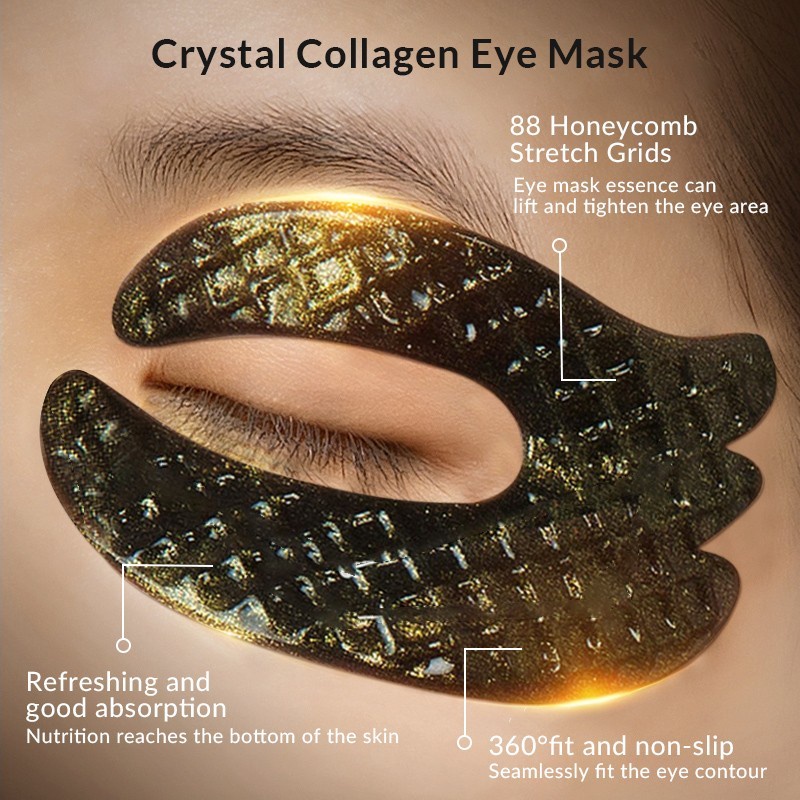 BIOAQUA x BUHOTEI Caviar Crystal Eye Mask Anti Wrinkle Masker Mata oke