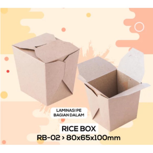 Paper Bowl Large Food Pail Large (RB2K2-8X6.5X10 Cm)