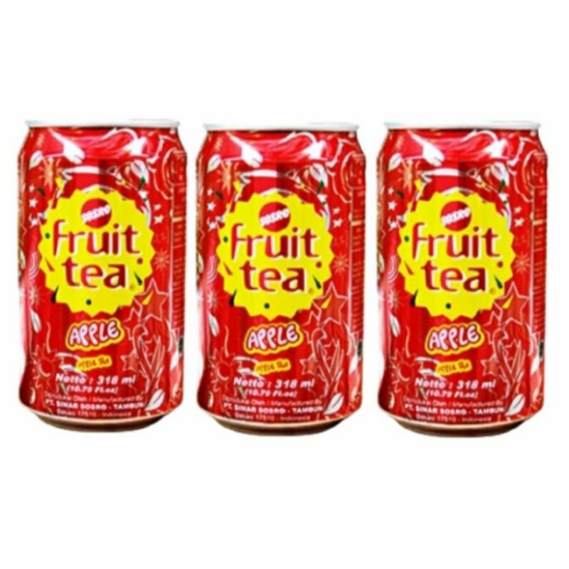 

Sosro Fruit Tea Apple Can Minuman Kaleng Rasa Apel 318 Paket 3 Pc