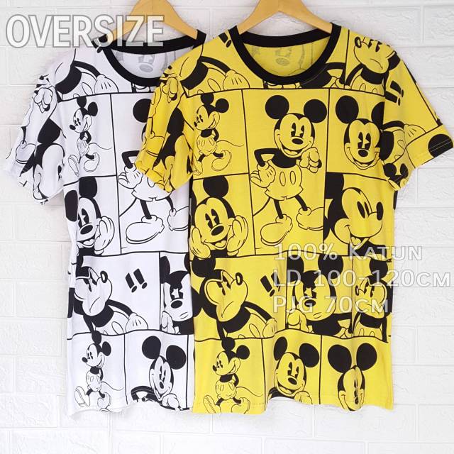 kaos mickey oversize
