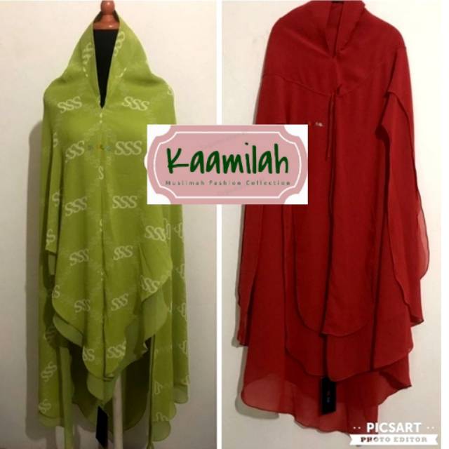 Bundling Khimar SiSeSa - Berkha Khimar x Long Athifah Khimar (READY STOCK)