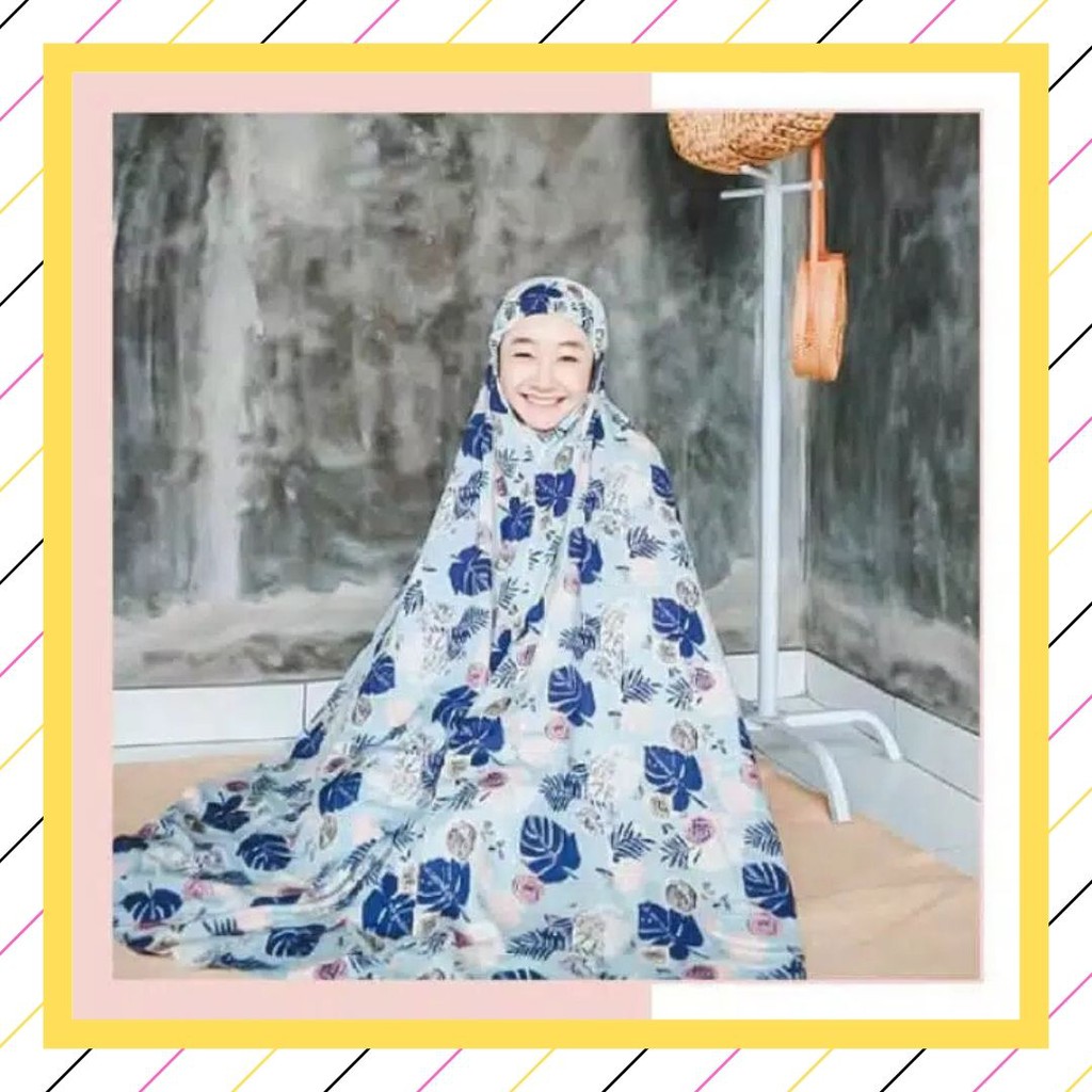 [ PROMO BERKAH  ] Mukena tazkia / tazbiya anyelier blue
