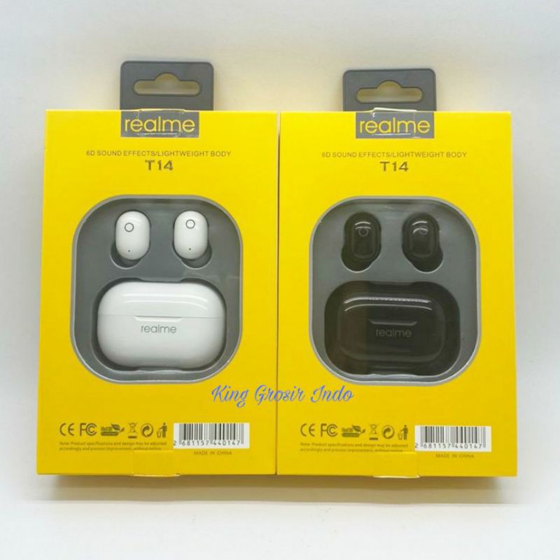 Headset bluetooth Realme T14 Wireless Earbuds Realme T14