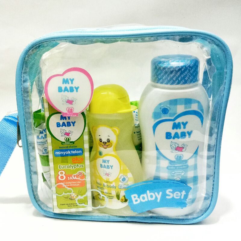 My Baby Gift Set (Paket 4 in 1)-Soft & Gentle (Biru)