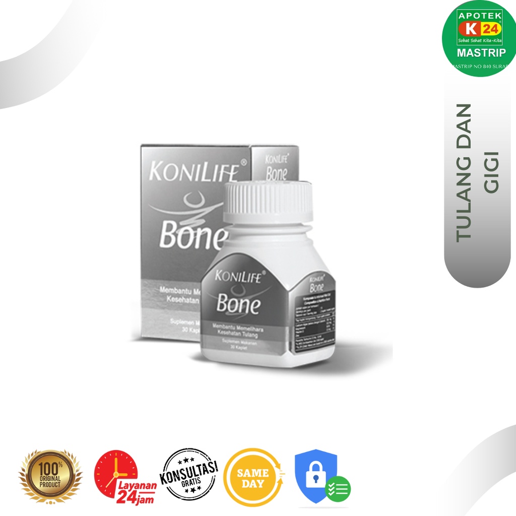 KONILIFE BONE TABLET VITAMIN TULANG DEWASA 30 TABLET