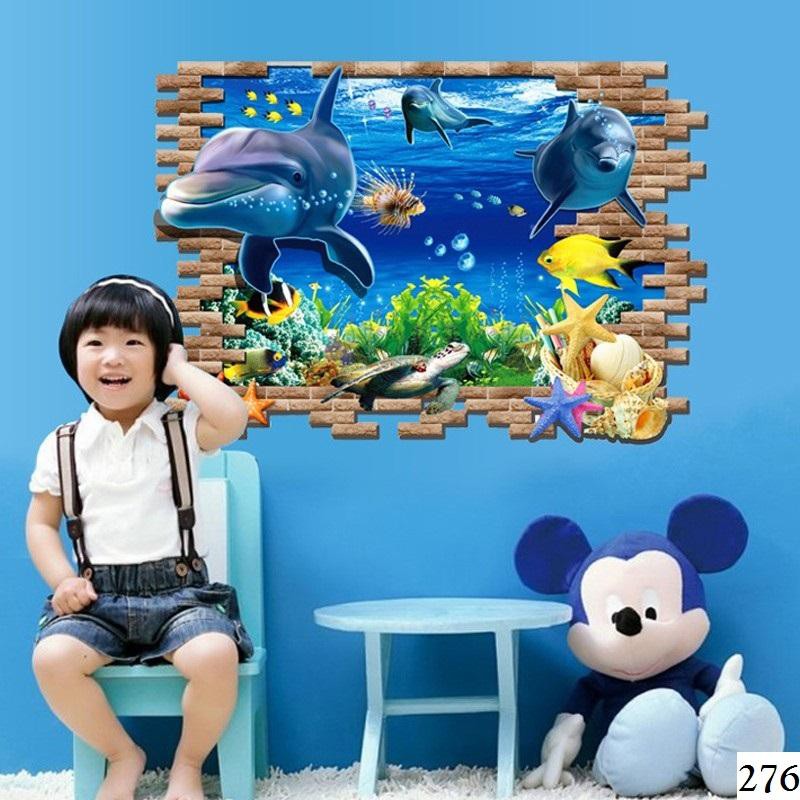 wallstiker Dinding Terbesar 3 Dimensi