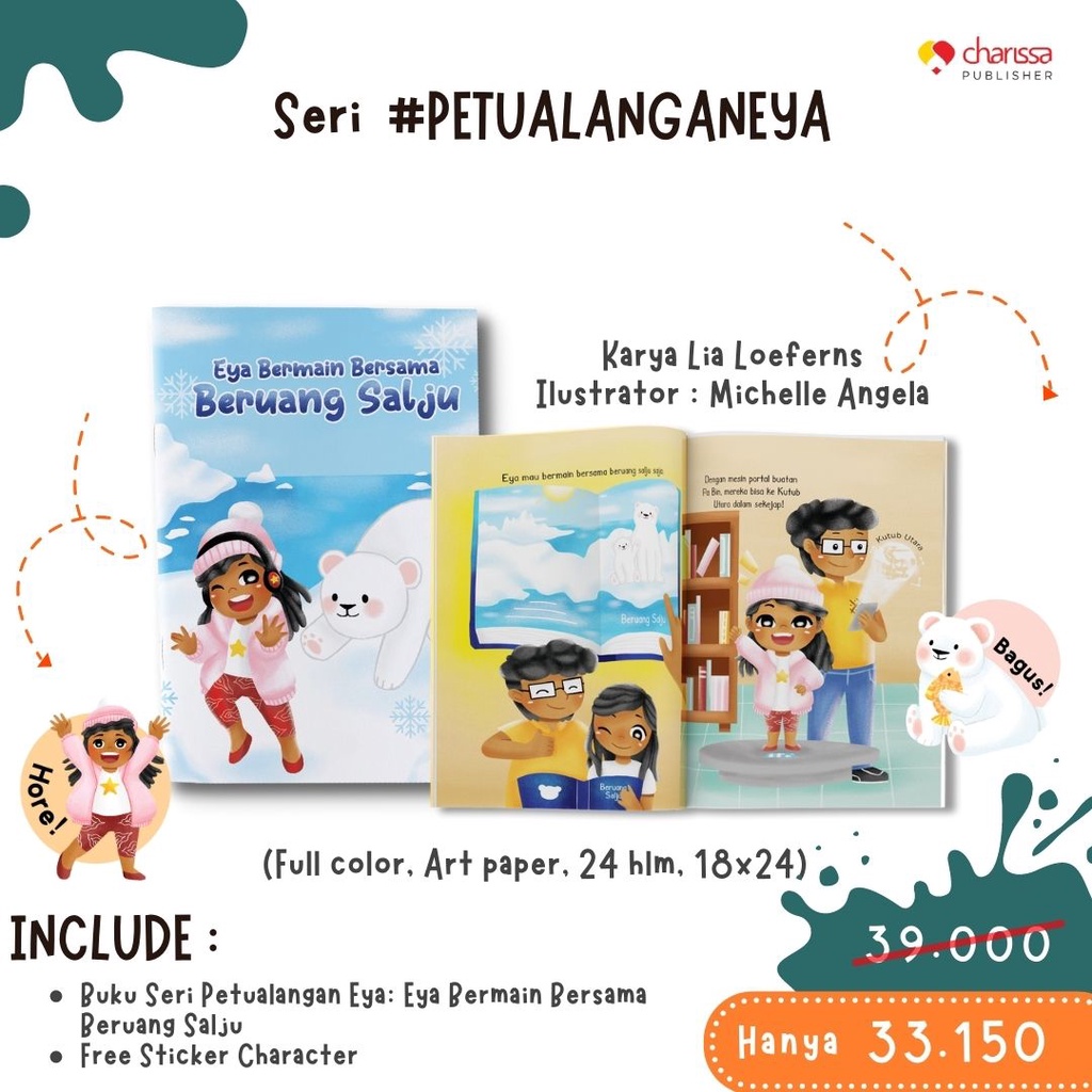 Charissa Publisher - Buku Cerita Anak : Seri Petualangan Eya-2