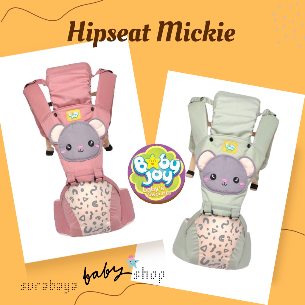 BABY JOY GENDONGAN HIPSEAT 7 IN 1 MICKIE SERIES - BJG3044