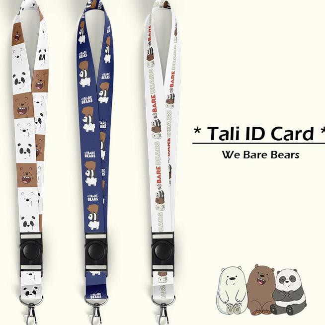 

Mmbt We Bare Bears Strap Lanyard Panjang Keychain Tali Id Card Riuf