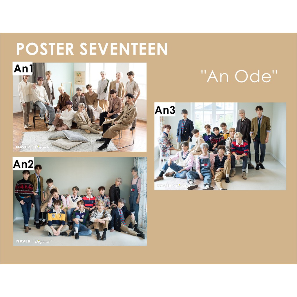 POSTER KPOP SEVENTEEN An Ode Dispatch 2019 Mingyu Vernon Wonwoo Scoups Joshua