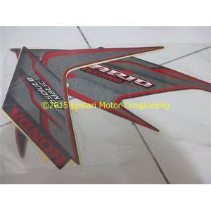 Stiker/Stripping Body Vario Techno Merah Hitam