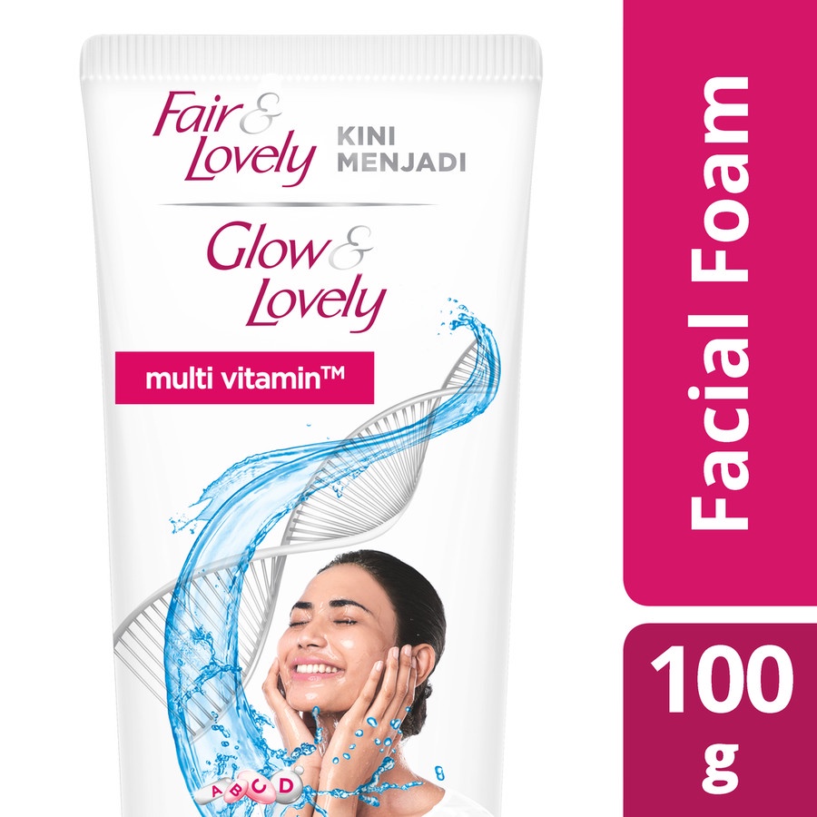 Fair &amp; Lovely Facial Wash Multivitamin Glow Pencerah 100G | Glow &amp; Lovely