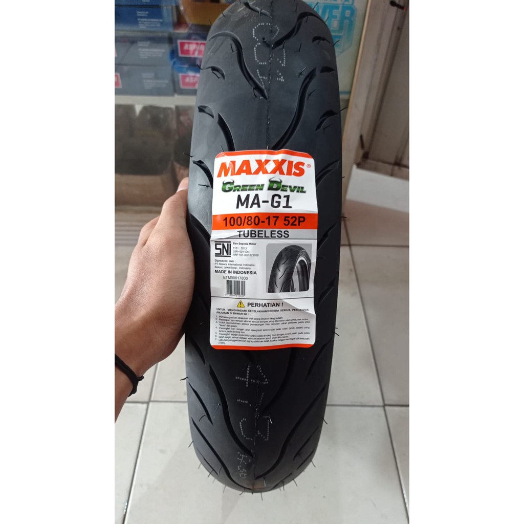 maxxis ma g1 green devil 100/80-17