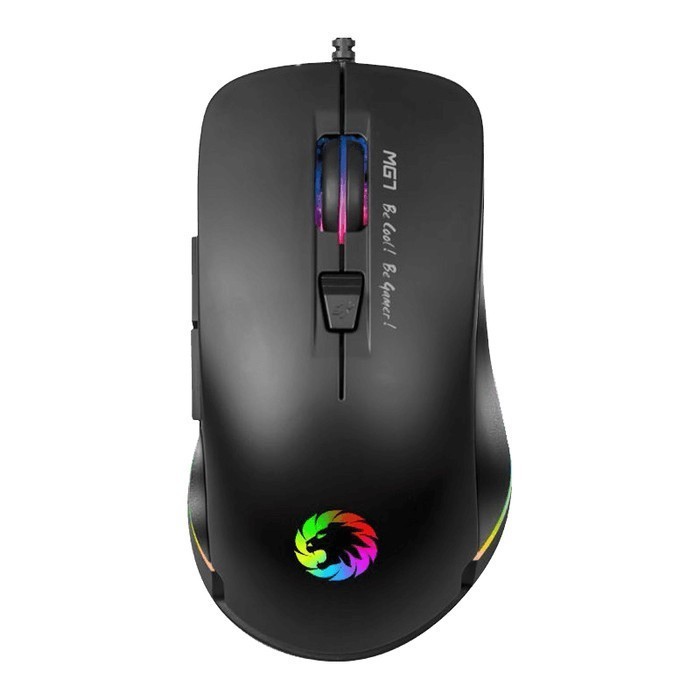 GAMEMAX MG7 2in1 COMBO GAMING MOUSE RAINBOW COLOR with MOUSEPAD