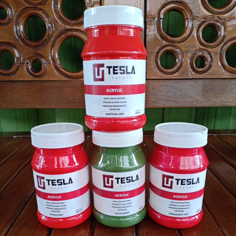 

New Color Acrylic Tesla Paint 250ml Part 4 / Warna Baru Cat Akrilik Tesl 250ml Part 4