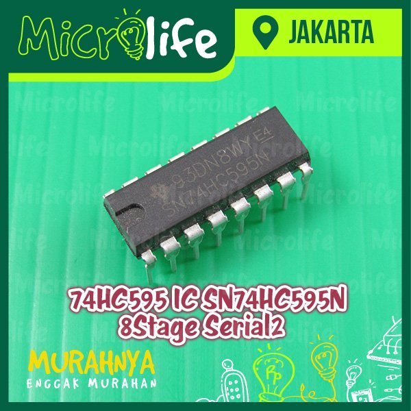 74HC595 IC SN74HC595N 8 Stage Serial