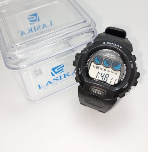 TERMURAH !! Jam Tangan Digital Lasika Type 8139 UNISEX Water Resist Free Box