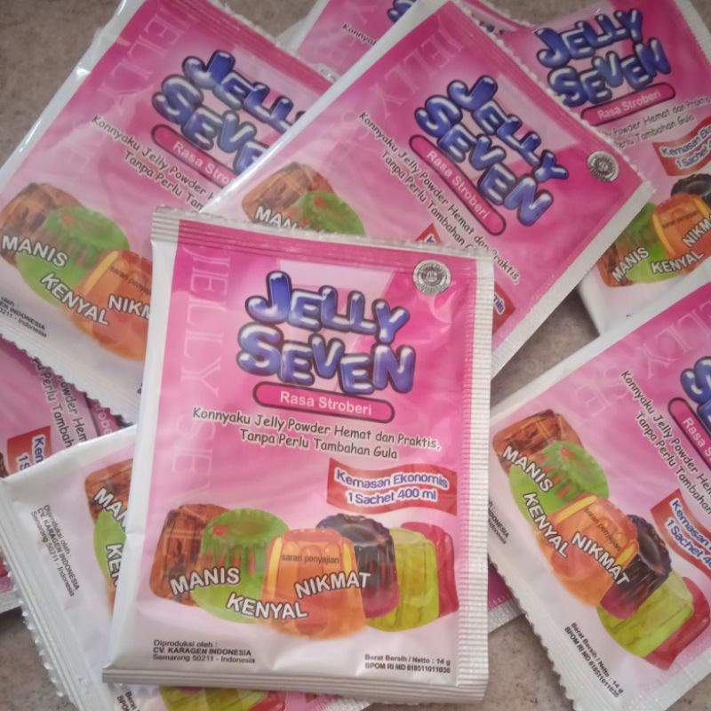 

Jelly Seven Stroberi 14gr