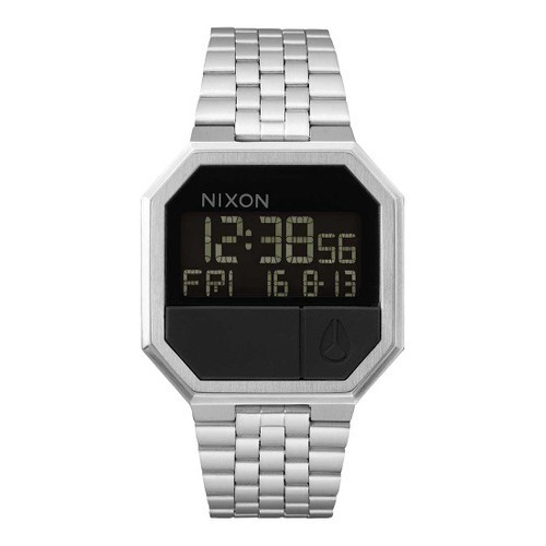 NIXON A158000 RERUN SILVER - Jam Tangan Digital Unisex Original Garansi 2 THN - Nixon A15800000