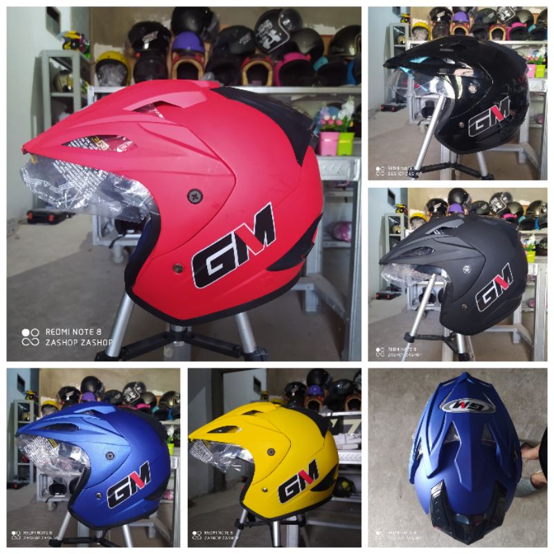 Paling Murah Helm GM KYT IMPREZZA GODZILLA Polos Seperti Ori