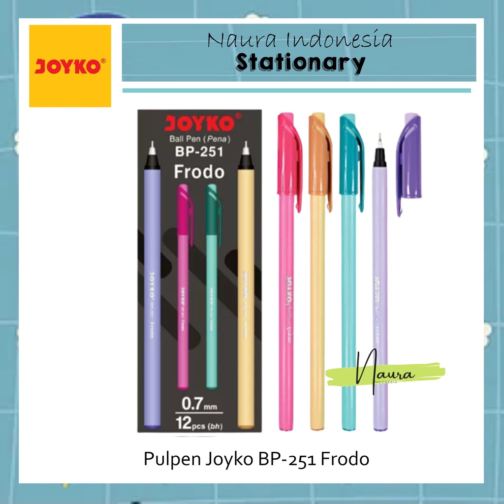 

Pen Frodo BP-251 Joyko | Pulpen Joyko (12Pcs)