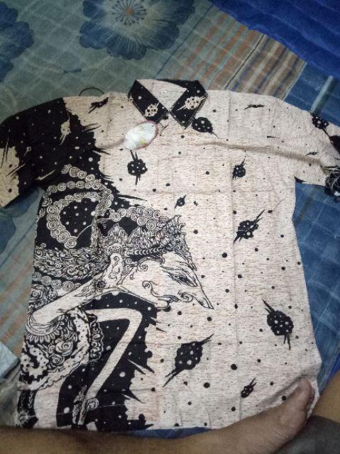 Kemeja Batik Pria Ppbtk07 Modern Lengan Pendek Casual Modis Trendy Masa Kini M L Xl Asli Pekalong