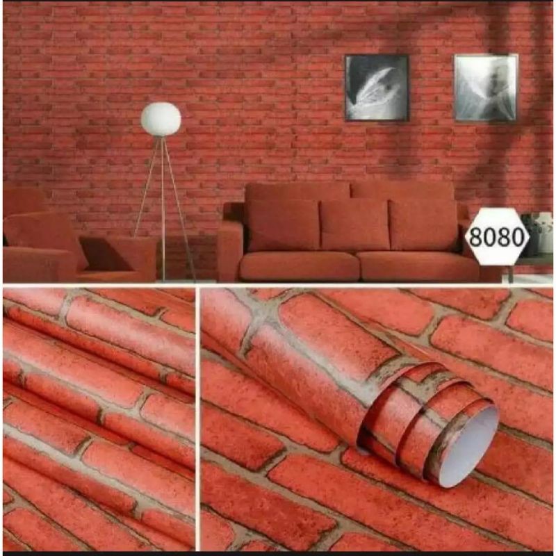 wallpaper stiker bata merah